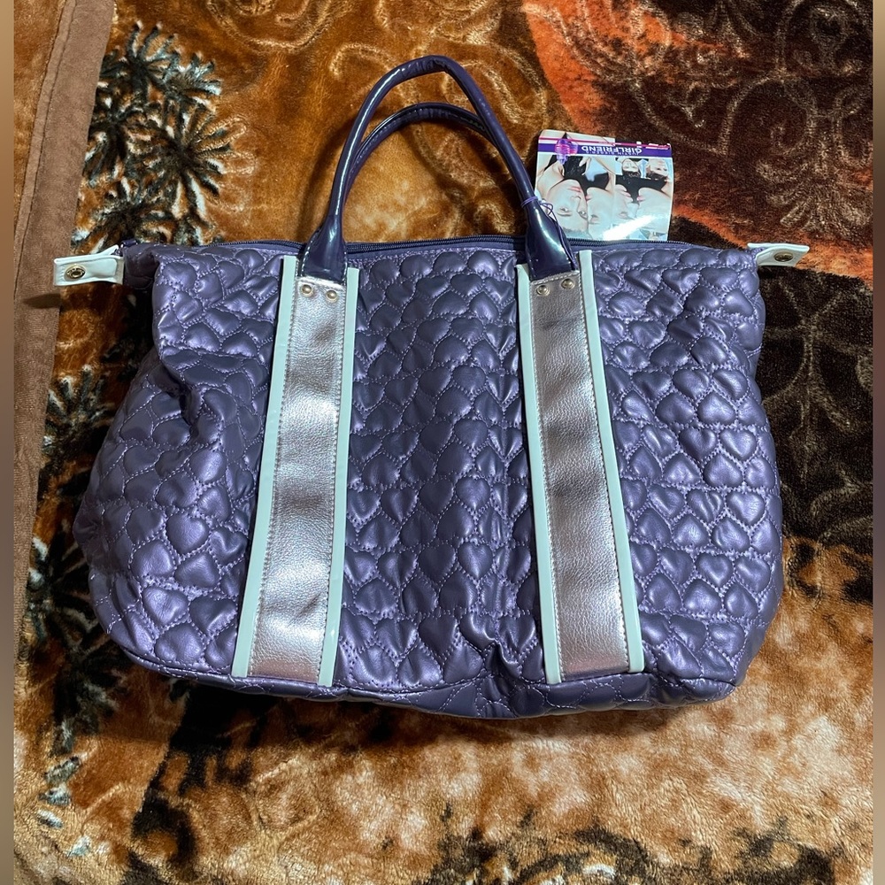 Justin Bieber Quilted Satchel from “Girlfriend” Fragrance